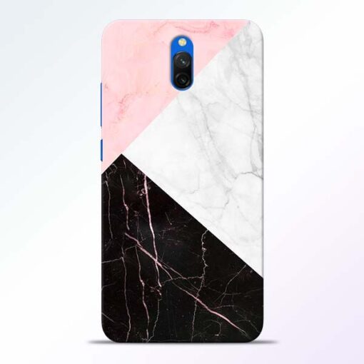 Black Marble Redmi 8A Dual Back Cover