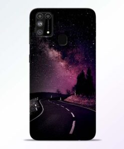 Black Road Samsung Galaxy M31 Back Cover