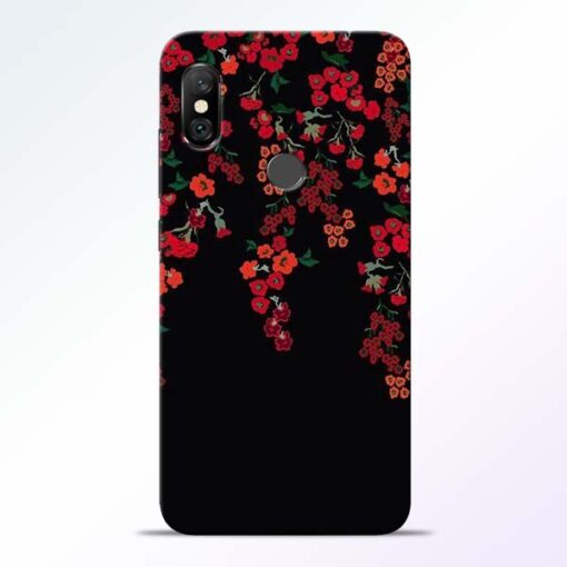 Blossom Pattern Redmi Note 6 Pro Back Cover