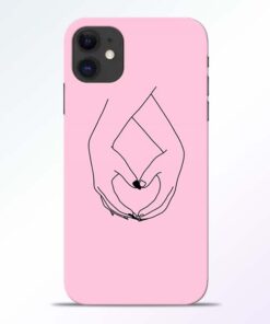 Close Hand iPhone 11 Back Cover