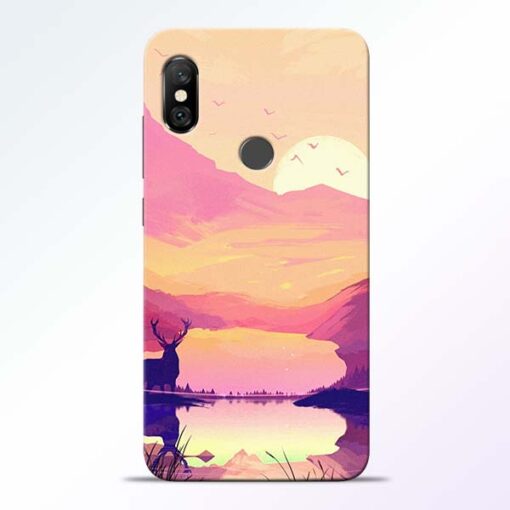 Deer Nature Redmi Note 6 Pro Back Cover