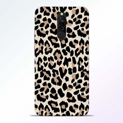 Leopard Pattern Redmi 8 Back Cover