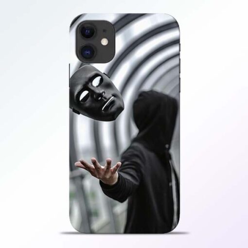 Neon Face iPhone 11 Back Cover