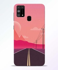Pink Road Samsung Galaxy M31 Back Cover
