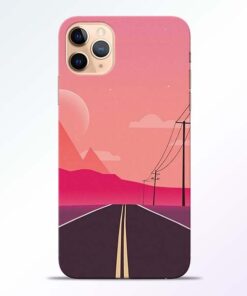 Pink Road iPhone 11 Pro Back Cover