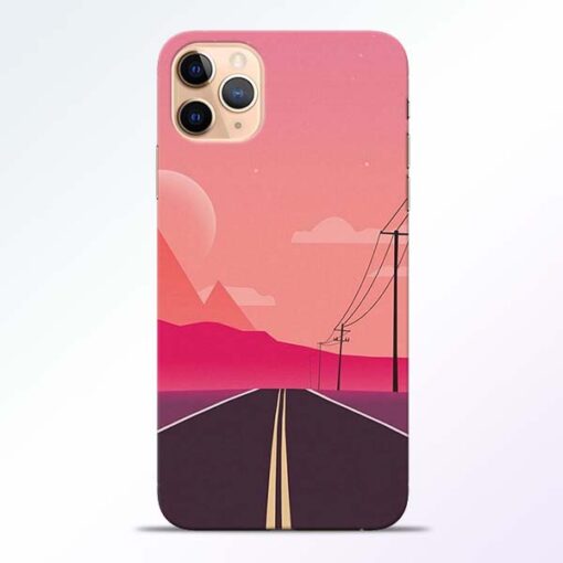 Pink Road iPhone 11 Pro Back Cover