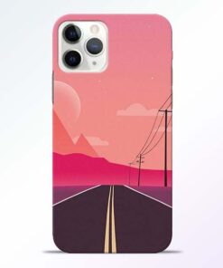 Pink Road iPhone 11 Pro Max Back Cover
