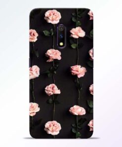 Pink Rose Realme X Back Cover