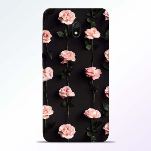 Pink Rose Redmi 8A Back Cover