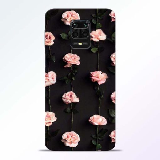 Pink Rose Redmi Note 9 Pro Back Cover