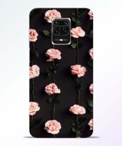 Pink Rose Redmi Note 9 Pro Max Back Cover