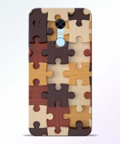 Puzzle Pattern Redmi Note 5 Back Cover