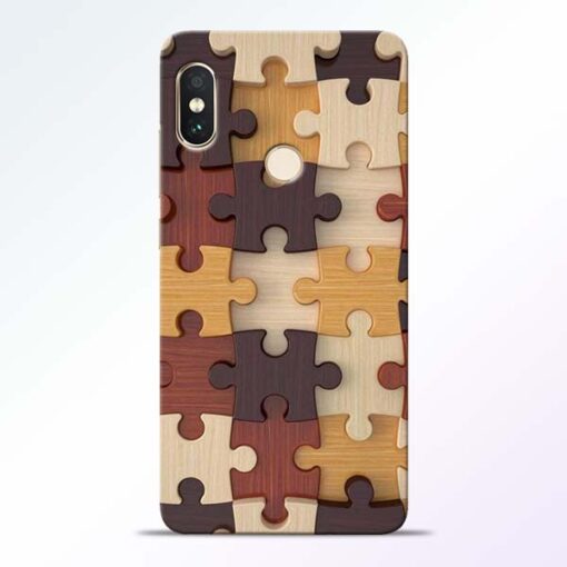 Puzzle Pattern Redmi Note 5 Pro Back Cover