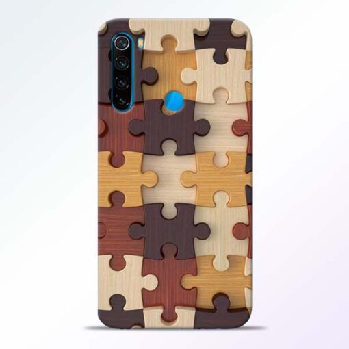 Puzzle Pattern Redmi Note 8 Back Cover