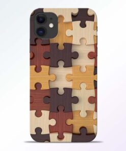 Puzzle Pattern iPhone 11 Back Cover