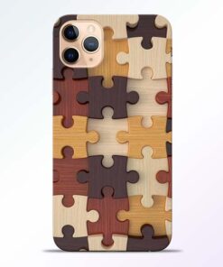 Puzzle Pattern iPhone 11 Pro Back Cover