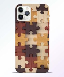 Puzzle Pattern iPhone 11 Pro Max Back Cover