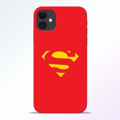 Red Super iPhone 11 Back Cover