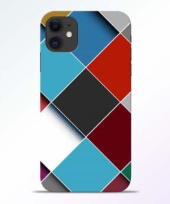 Square Check iPhone 11 Back Cover