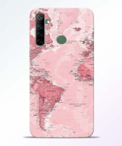 World Map Realme 6i Back Cover