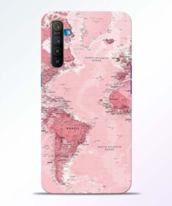 World Map Realme XT Back Cover
