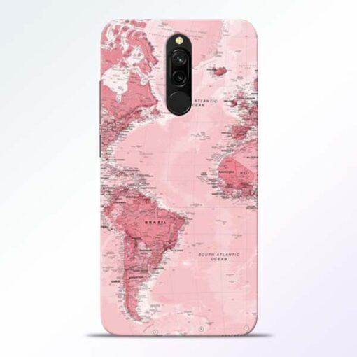 World Map Redmi 8 Back Cover
