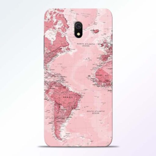 World Map Redmi 8A Back Cover