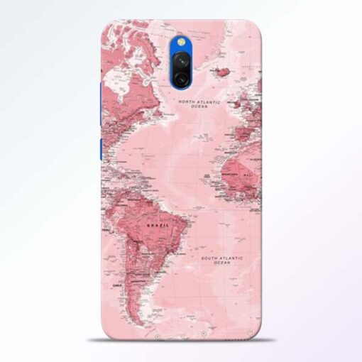 World Map Redmi 8A Dual Back Cover