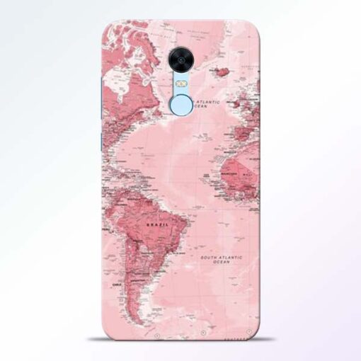 World Map Redmi Note 5 Back Cover