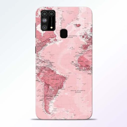World Map Samsung Galaxy M31 Back Cover