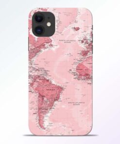 World Map iPhone 11 Back Cover