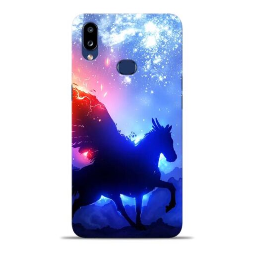 Black Horse Samsung Galaxy A10s Back Cover