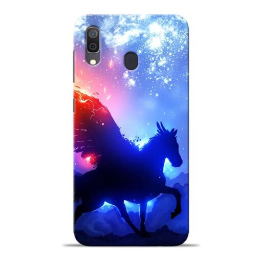 Black Horse Samsung Galaxy A30 Back Cover