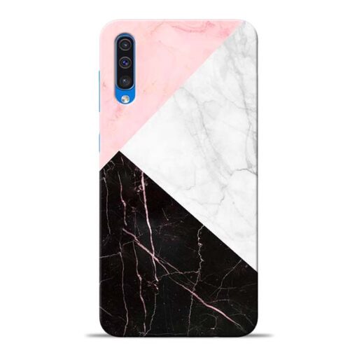 Black Marble Samsung Galaxy A50 Back Cover