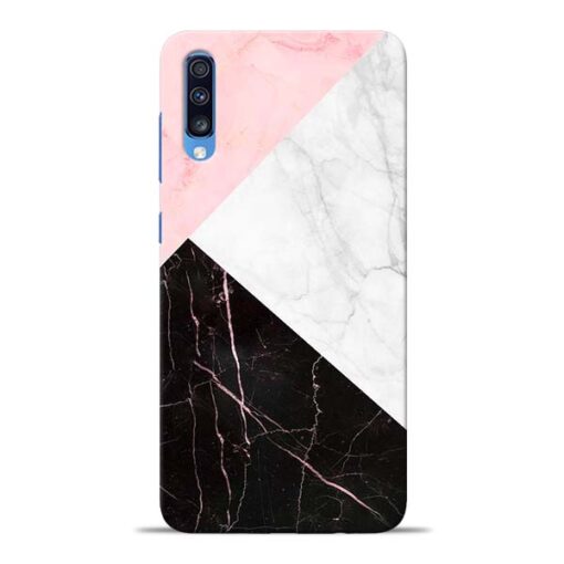 Black Marble Samsung Galaxy A70 Back Cover