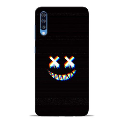 Black Marshmallow Samsung Galaxy A70 Back Cover