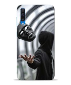 Neon Face Samsung Galaxy A50 Back Cover