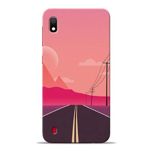 Pink Road Samsung Galaxy A10 Back Cover