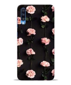 Pink Rose Samsung Galaxy A70 Back Cover