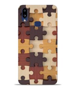 Puzzle Pattern Samsung Galaxy A10s Back Cover