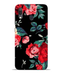 Red Floral Samsung Galaxy A30 Back Cover