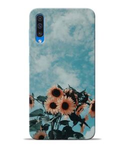 Sun Floral Samsung Galaxy A50 Back Cover