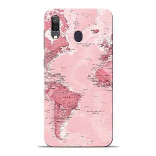 World Map Samsung Galaxy A30 Back Cover