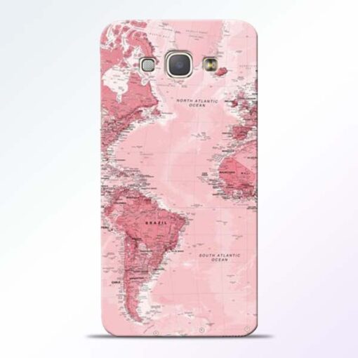 World Map Samsung Galaxy A8 2015 Back Cover