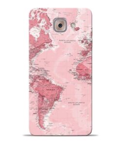 World Map Samsung Galaxy J7 Max Back Cover