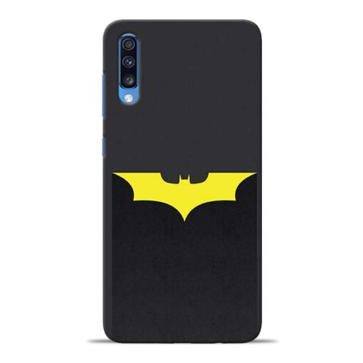 Yellow Bat Samsung Galaxy A70 Back Cover