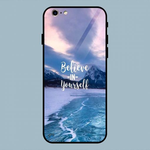 Abstract Believe in yourself iPhone 6 / 6S Glass Back Cover