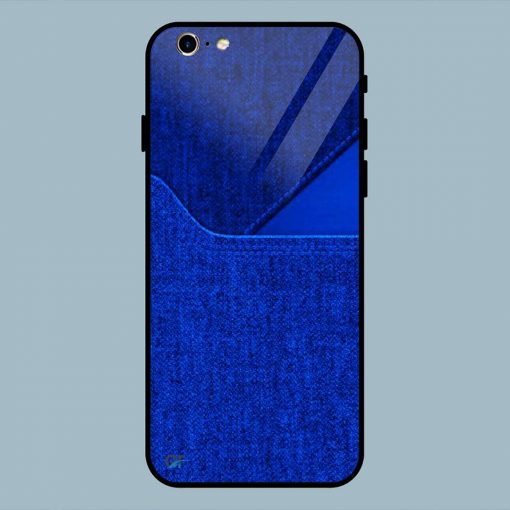Abstract Blue Jeans iPhone 6 / 6S Glass Back Cover