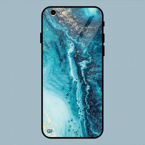 Abstract Blue Marble iPhone 6 / 6S Glass Back Cover