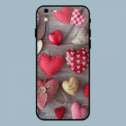 Abstract Heart Gifts iPhone 6 / 6S Glass Back Cover